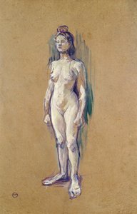 立ち女性ヌード